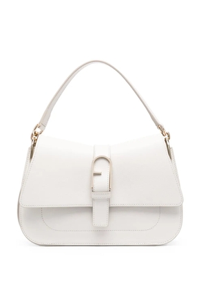 Furla medium Flow leather tote bag - Neutrals