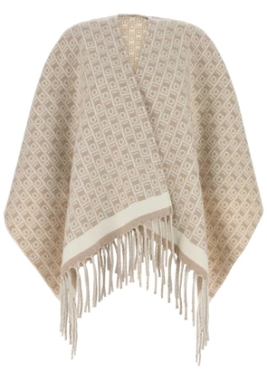 Ferragamo embroidered reversible scarf - Neutrals