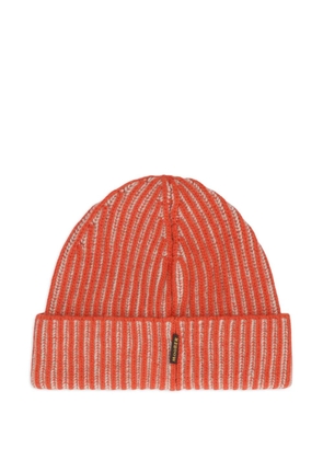 Moorer ribbed beanie - Orange