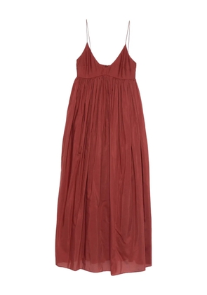 Matteau Voluminous Bralette midi dress - Brown