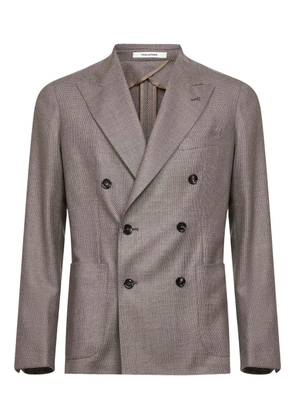 Tagliatore peak-lapel double-breasted blazer - Neutrals