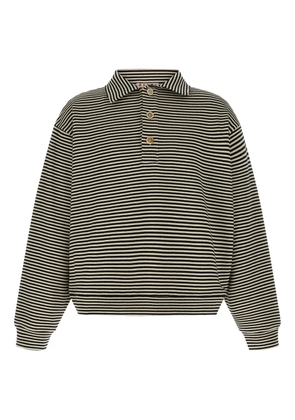 Marni striped cotton sweatshirt - Black