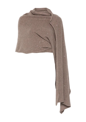 Antonelli Terenzia sequin cardigan - Brown