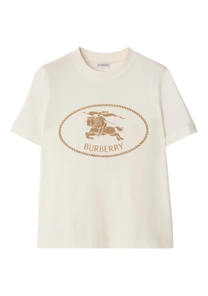 Burberry Knight Stamp T-shirt - Neutrals