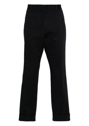 Gucci mid-rise straight-leg chinos - Blue