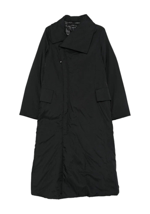 Y-3 asymmetric-collar raincoat - Black