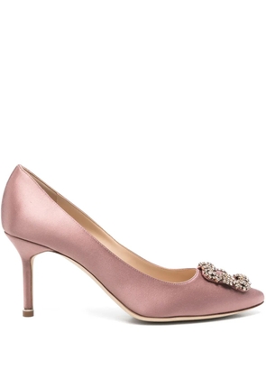 Manolo Blahnik 70mm Hangisi pumps - Pink