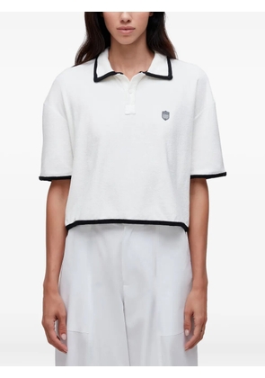 Osklen contrast-trim polo top - White