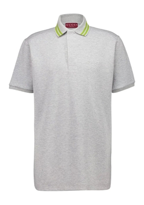 Gucci short-sleeve polo shirt - Grey