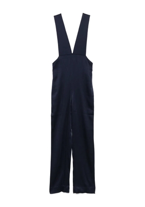 Jil Sander Pre-Owned 2010s satined dungaree - Blue