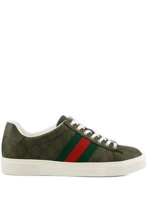 Gucci Ace GG Supreme lace-up sneakers - Green