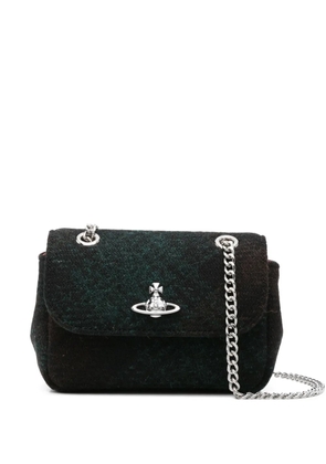 Vivienne Westwood Orb-plaque chain crossbody bag - Green