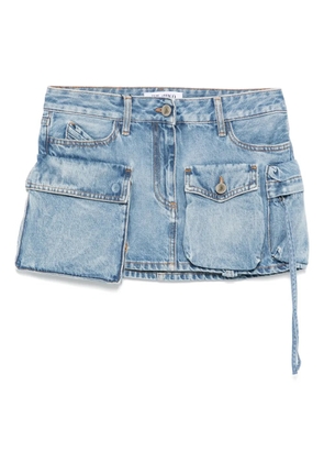 The Attico Fay mini skirt - Blue