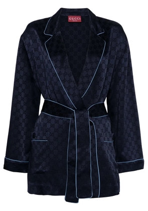 Gucci GG-jacquard jacket - Blue