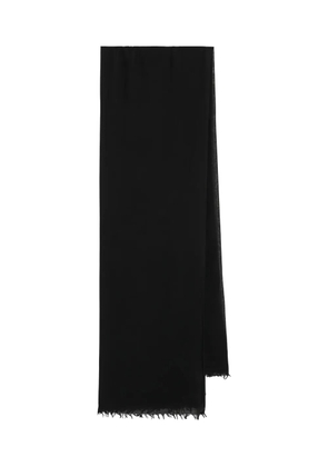 Destin fringed edges scarves - Black