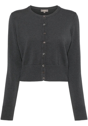 N.Peal crew-neck cardigan - Grey