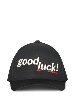 MR. SATURDAY good luck! baseball cap - Black