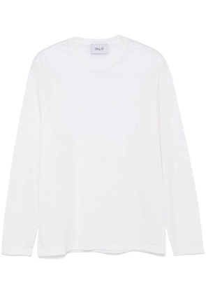 D4.0 slub-texture T-shirt - White