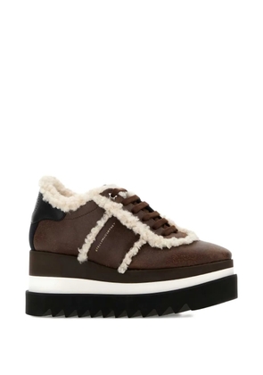 Stella McCartney Sneak-Elyse platform sneakers - Brown