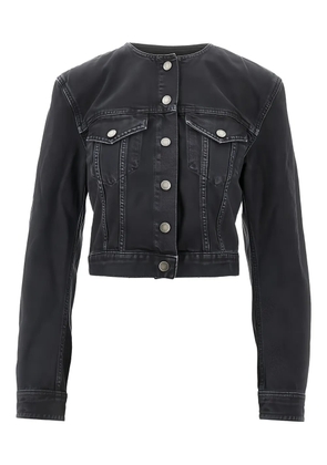 Haikure buttoned cropped jacket - Black