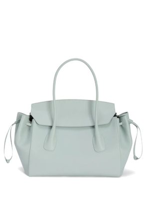 Jil Sander medium Voyage grained handbag - Blue