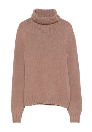 Aragona turtleneck cashmere sweater - Brown