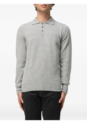 Drumohr buttoned polo shirt - Grey