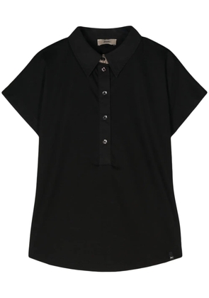 Herno cotton polo shirt - Black