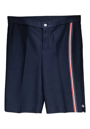 Thom Browne stripe-detail shorts - Blue
