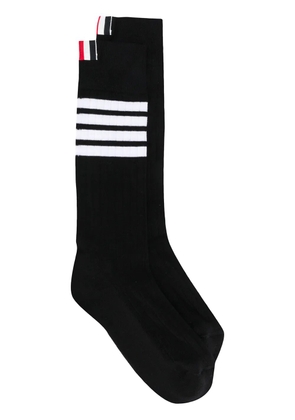 Thom Browne 4-bar mid-calf socks - Black