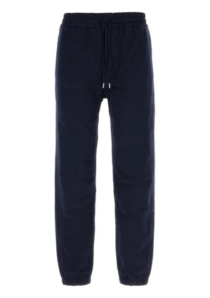 Saint Laurent logo-embroidered track pants - Blue