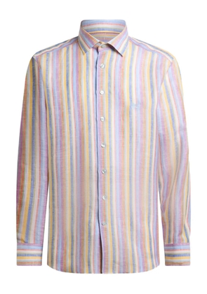 ETRO striped linen shirt - White