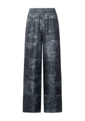Pierre-Louis Mascia scenic-print trousers - Grey