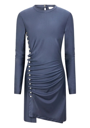 Rabanne asymmetric T-shirt mini dress - Blue