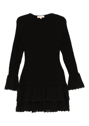 Michael Kors smocked mini dress - Black