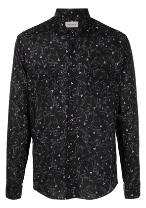Osklen all-over floral-print shirt - Blue