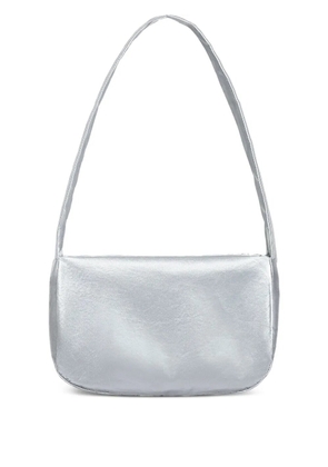 CoA NYC metallic leather shoulder bag - Grey