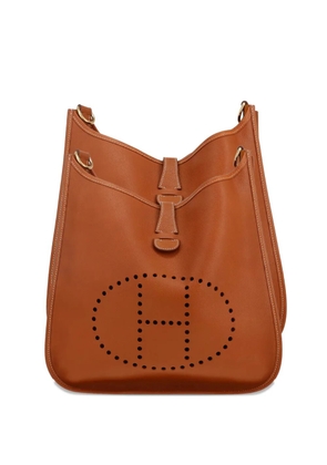 Hermès Pre-Owned 1998 Evelyne perforated-H shoulder bag - Brown