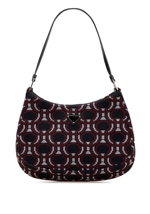 Prada Pre-Owned 2000-2013 Jacquard Knit Cleo shoulder bag - Black