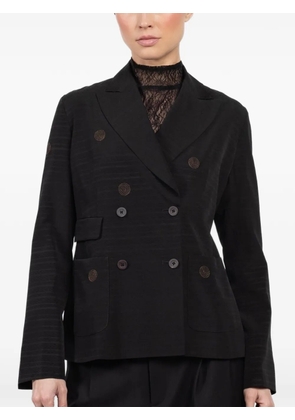 IBRIGU button double-breasted jacket - Black