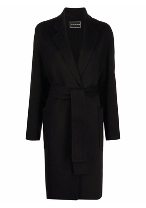 10 CORSO COMO belted single-breasted coat - Black