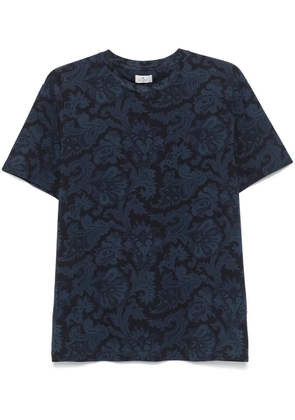 ETRO paisley-print T-shirt - Black