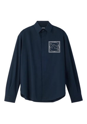 Jacquemus The Simon long-sleeve shirt - Blue