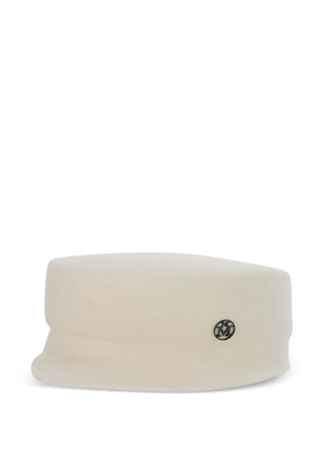 Maison Michel rigid-visor felt hat - Neutrals