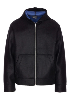 A.P.C. zip-front hoodie - Black