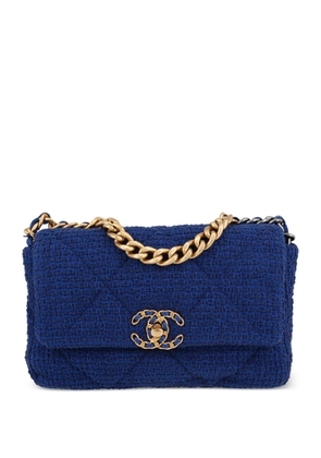 CHANEL Pre-Owned 2021 19 shoulder bag - Blue