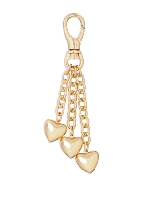 Roxanne Assoulin The Puffy Tripple Heart bag accessory - Gold
