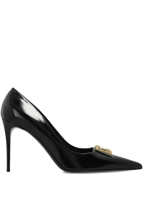 Dolce & Gabbana pointed-toe metal pumps - Black