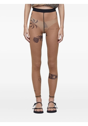 Osklen Rio sheer leggings - Neutrals