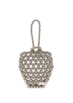 0711 brass tote bag - Silver